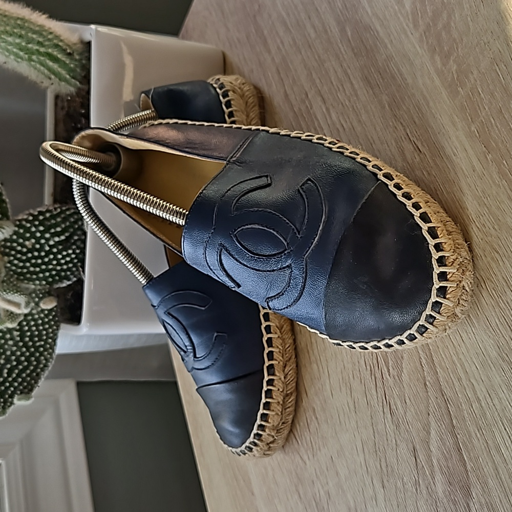 Chanel Interlocking CC Espadrilles